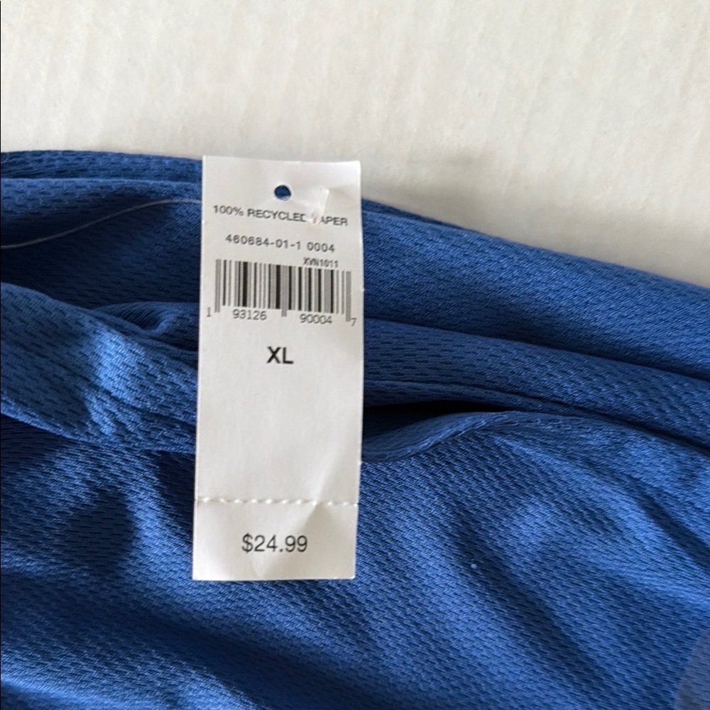 Blue Men's Athletic Mesh Shorts - Picture 4 of 9